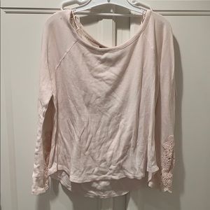 waffle long sleeve top